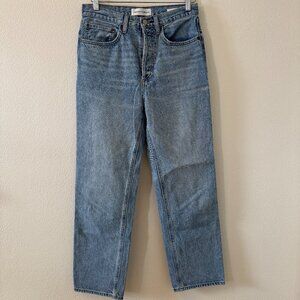 Aritzia Denim Forum Jeans | The Joni High Rise Loose 29L in Size 27